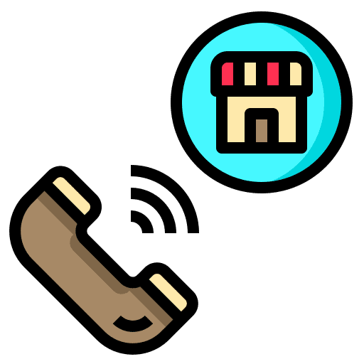 Call order communications shipping icon
