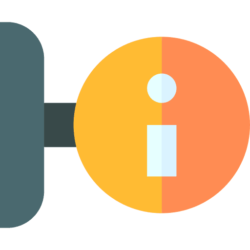 Information sign information amenities sign icon