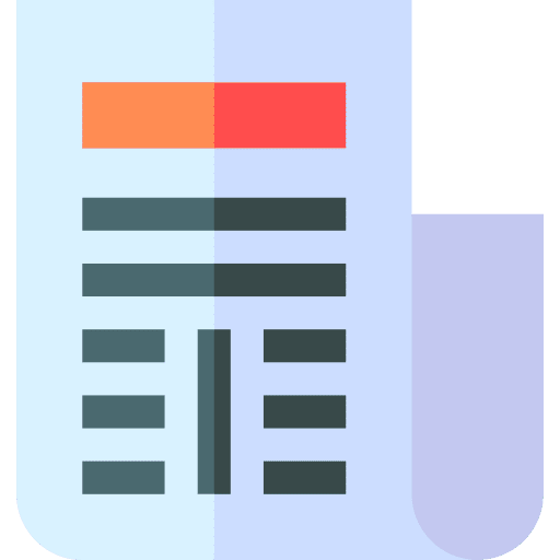 Newspaper journalism reporter newspaper icon