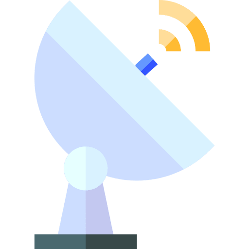Satellite dish satellite dish communications icon