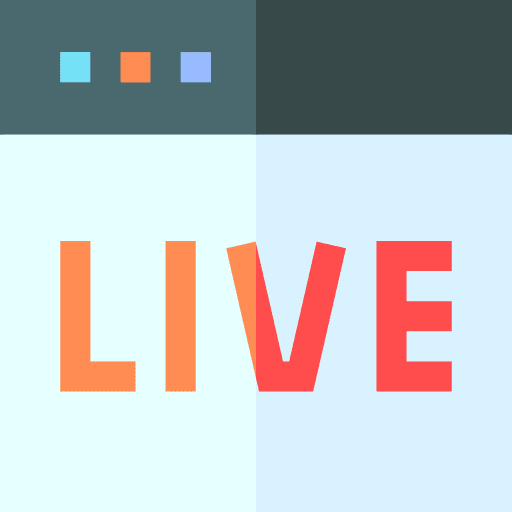 Live broadcast communications communication live broadcast icon