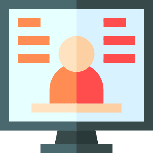 Live broadcast communications technology computer icon