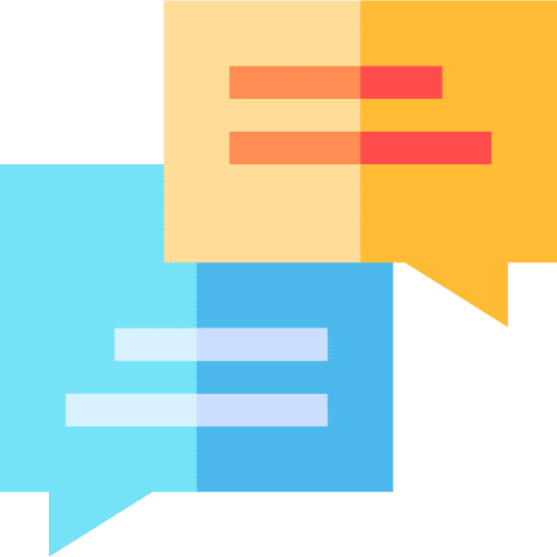 Chat dialogue communications message icon