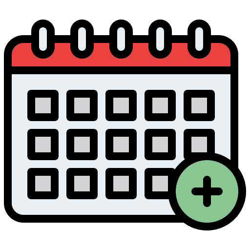 Calendar new time event icon