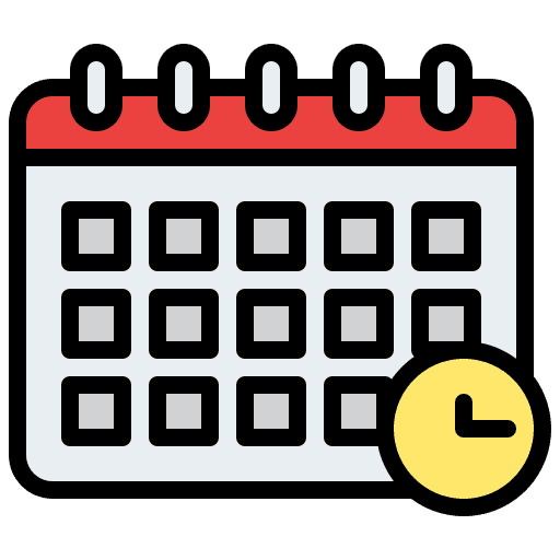 Schedule schedule organization time and date icon