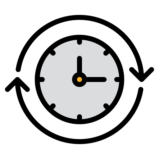 Time arrows time restore icon