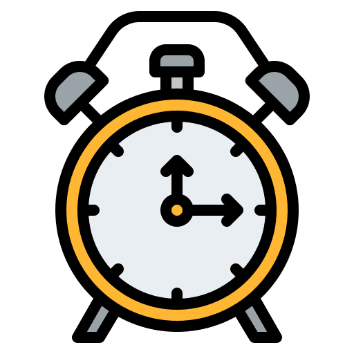 Alarm clock alarm clock electronics time icon