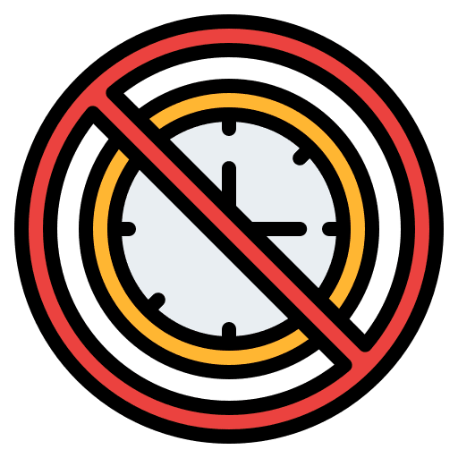 Do not disturb signaling clock do not disturb icon