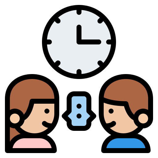Meeting communications appointment schedule icon