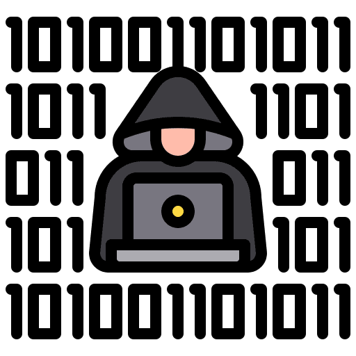 Code binary code code profile icon