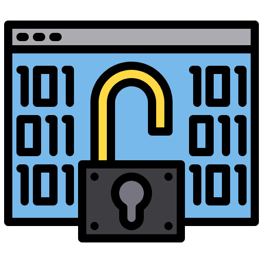 Padlock computer harm ui icon
