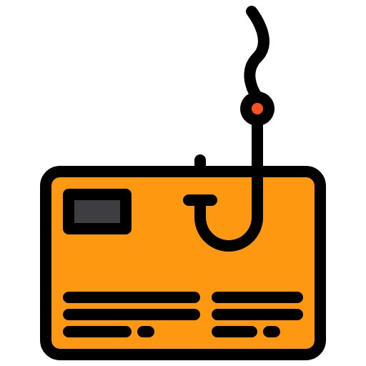 Phishing security computer hacker icon