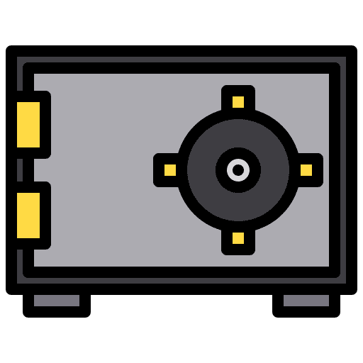 Safebox banking computer savings icon