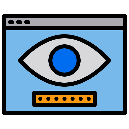 Spy spy spyware eye icon