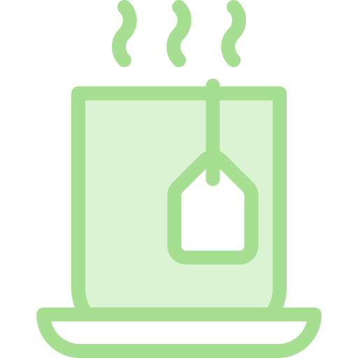 Tea mug beverage infusion cup icon