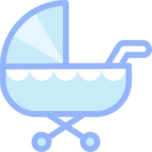 Baby carriage carriage wheel pram baby stroller icon