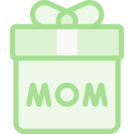 Giftbox birthday party mothers day icon
