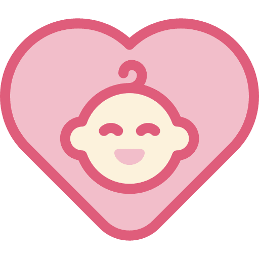Love kid and baby love mothers day icon