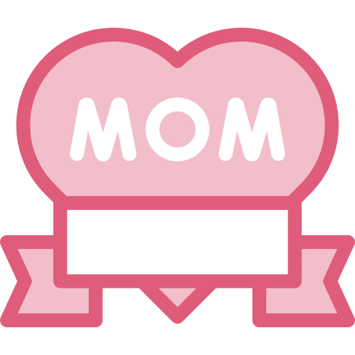 Mom woman motherhood heart icon
