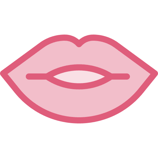 Mouth women kiss mouth icon