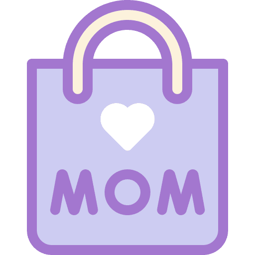 Shopping bag bag gift bag mothers day icon