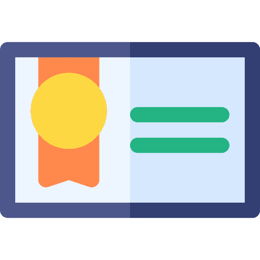 Certificate certificate win prize icon