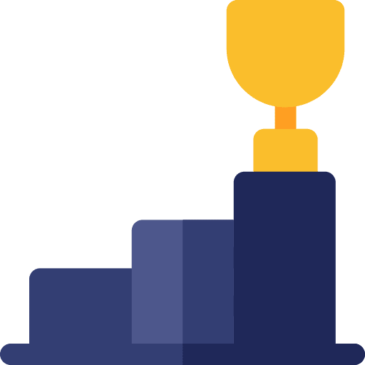 Pedestal reward win prize icon