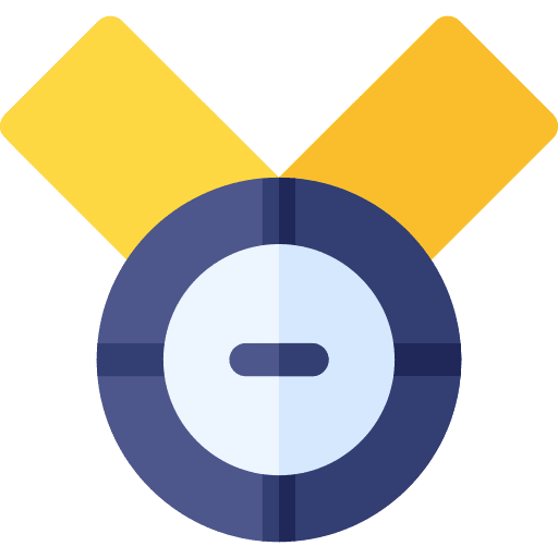 Medal prize award sports and competition icon