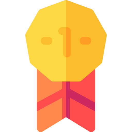 Medal sports and competition first prize icon