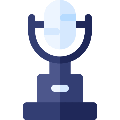 Microphone microphone winner sports and competition icon