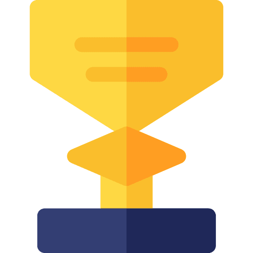 Award prize reward trophy icon