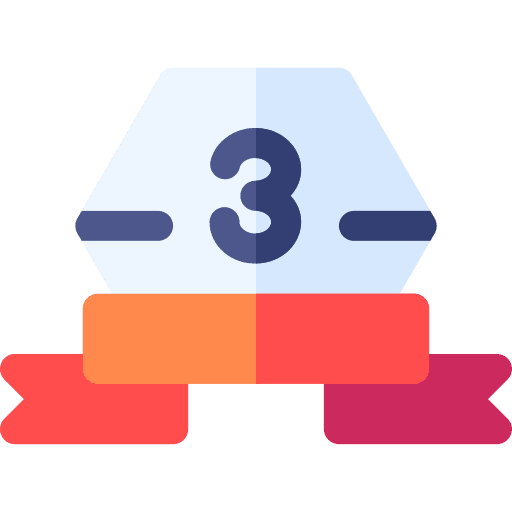 Badge badge third prize icon