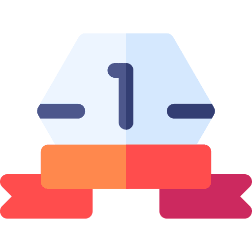 Badge sports and competition gold win icon