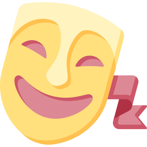 Comedy entertainment mask theater icon