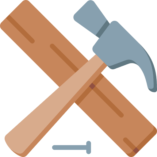 Hammer home services tools equipment icon