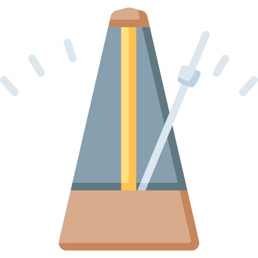 Metronome tempo metronome music icon