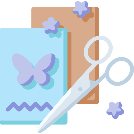 Scrapbooking hobbies and free time sheet file icon