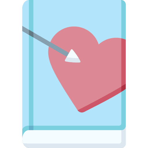 Romance romance heart story icon