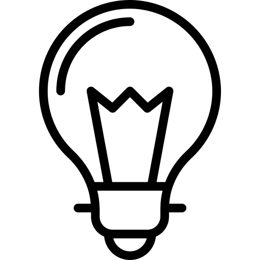 Light bulb light bulb ui idea icon