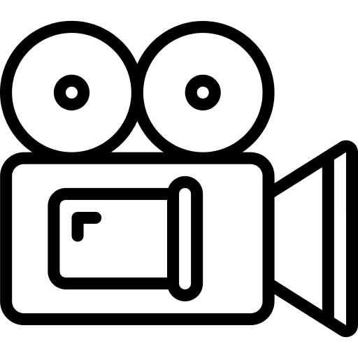 Video camera cinema movies video icon