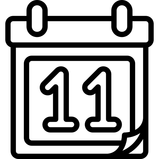 Calendar organization schedule administration icon