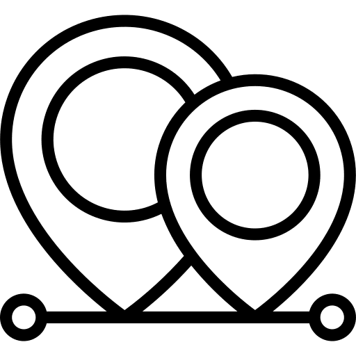 Navigation maps and location navigation map icon