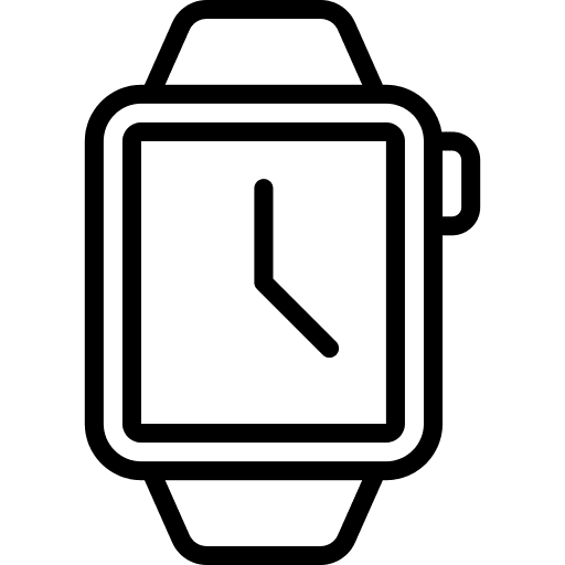 Smart watch device wristwatch smart icon