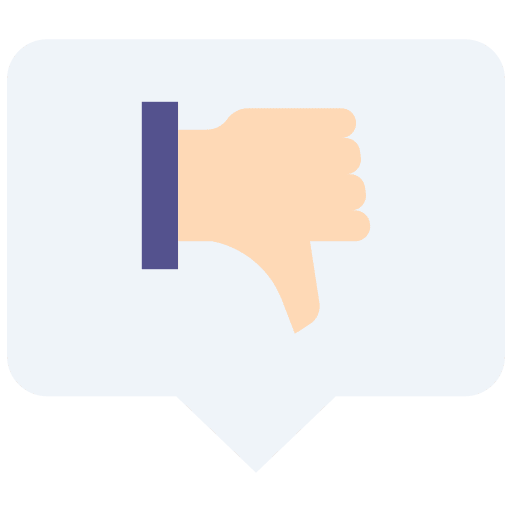 Dissatisfied disappointment dissatisfied irritation icon