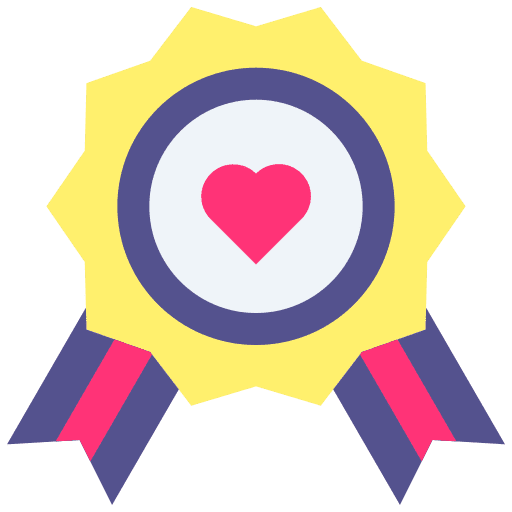 Loyalty love values core icon