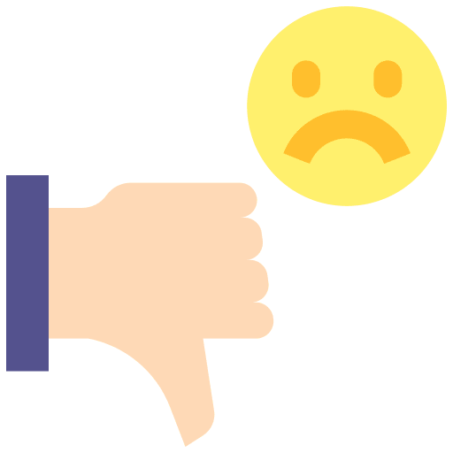 Bad review bad review social media disadvantage icon