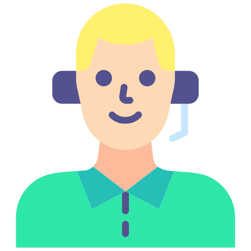 Customer service technical support help desk call icon