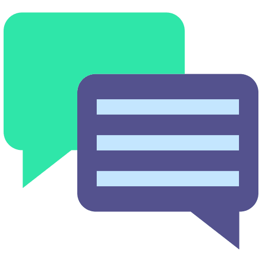 Chat chat bubble multimedia communication icon