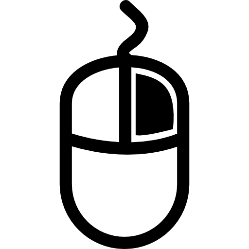 Right click of the mouse hardware stroke mouse icon