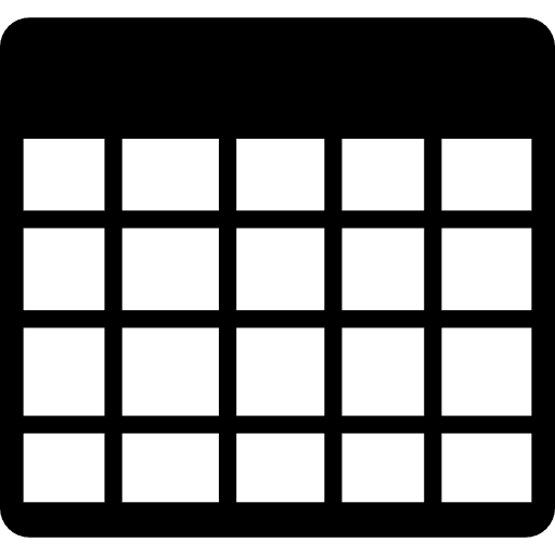 Table blank grid data table interface table icon